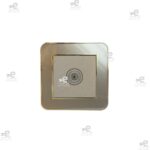 فیش آنتن TV ارس طرح متال طلایی بژ