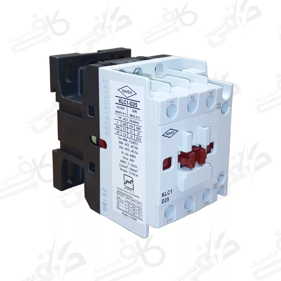 کنتاکتور 25 آمپر مدل D25-11 | الکتروکاوه