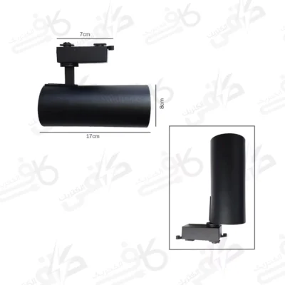 چراغ ریلی 30 وات بدنه مشکی