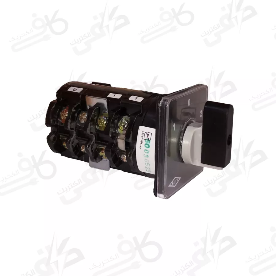 الکترو کاوه | کلید گردان سه فاز دوطرفه | 25 آمپر مدل 2509