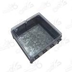 تابلو پلی کربنات 25*25 شفاف عمق 112