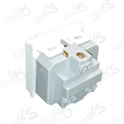 سیستما مکانیزم پریز ارت دار M2 میانی سفید