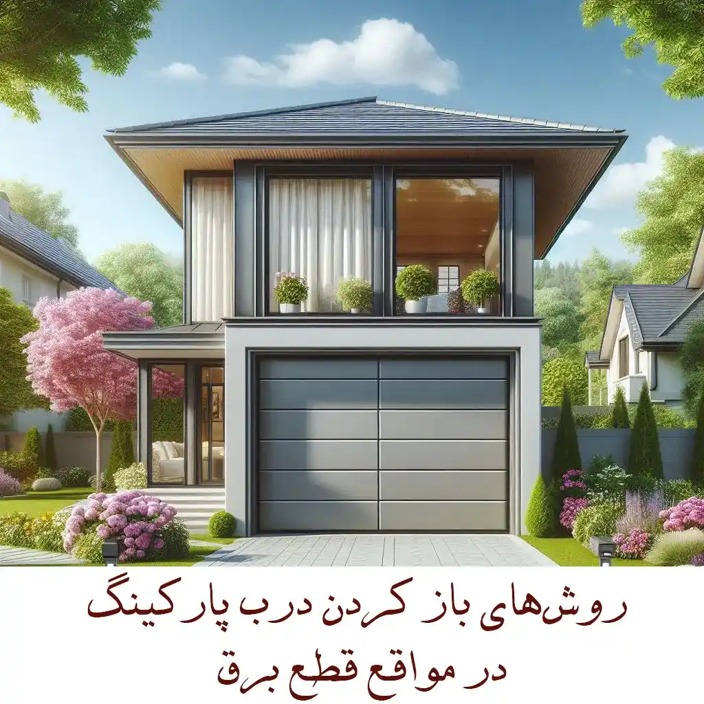 روش‌های باز کردن درب پارکینگ در مواقع قطع برق