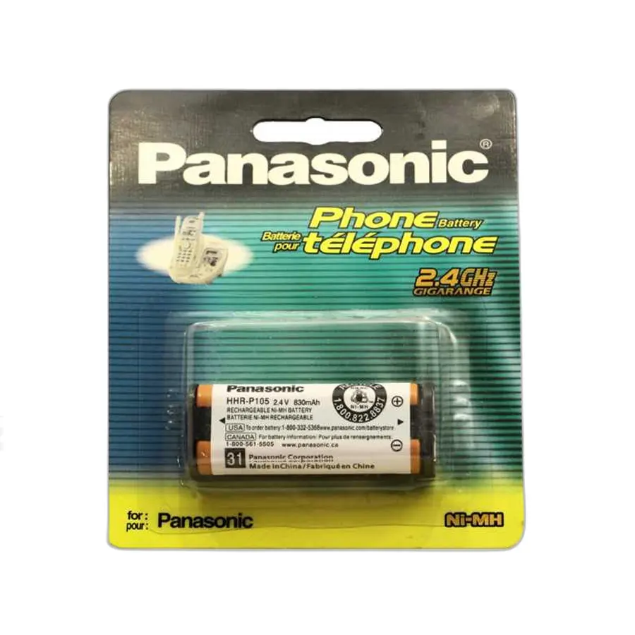 باتری تلفن بی سیم p105 پاناسونیک باتری تلفن بی سیم p105 پاناسونیک
