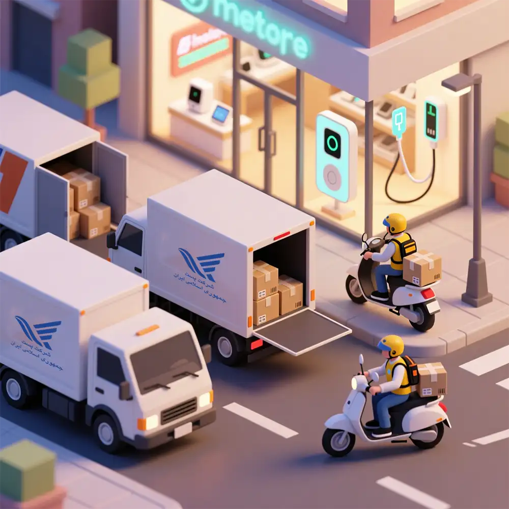 تنظیمات حمل و نقل در پنل فروشندگی کافی الکتریک