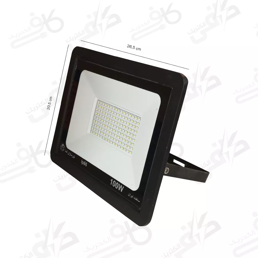 پرژكتور 100 وات IPAD مهتابی IP66 الما پرژكتور 100 وات IPAD مهتابی IP66 الما
