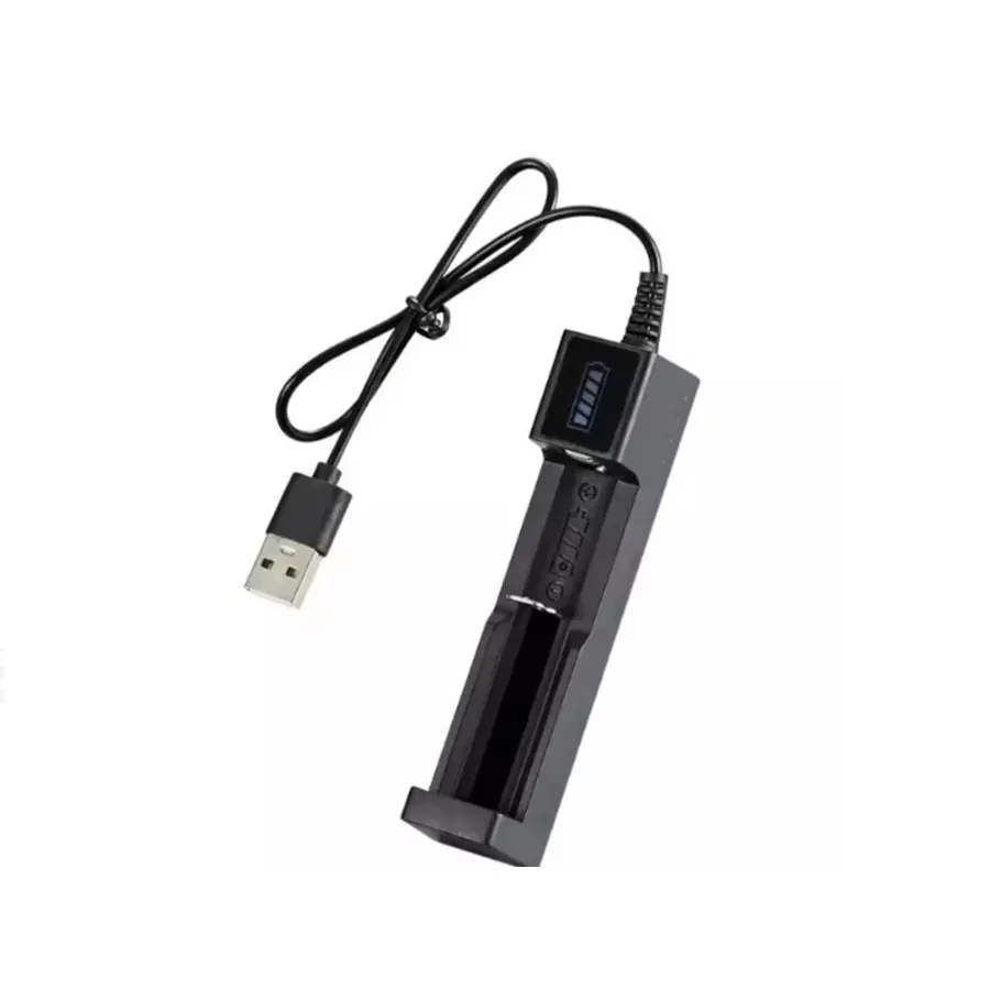 شارژر باتری 18650 لیتیوم یون تک سل USB، مدل USB-001U شارژر باتری 18650 لیتیوم یون تک سل USB، مدل USB-001U
