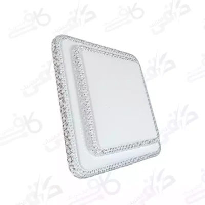 چراغ سقفی ریموت دار کد 801 سه حالته 100 وات مربع آلما