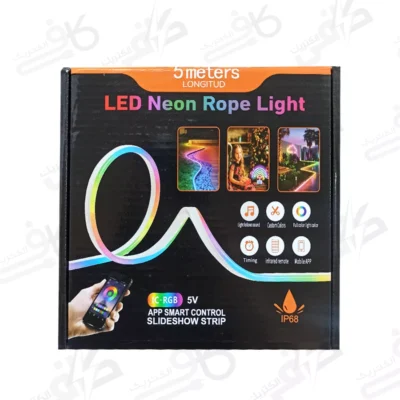 ریسه نئون فلكسی RGB اسمارت 5 متری ip681