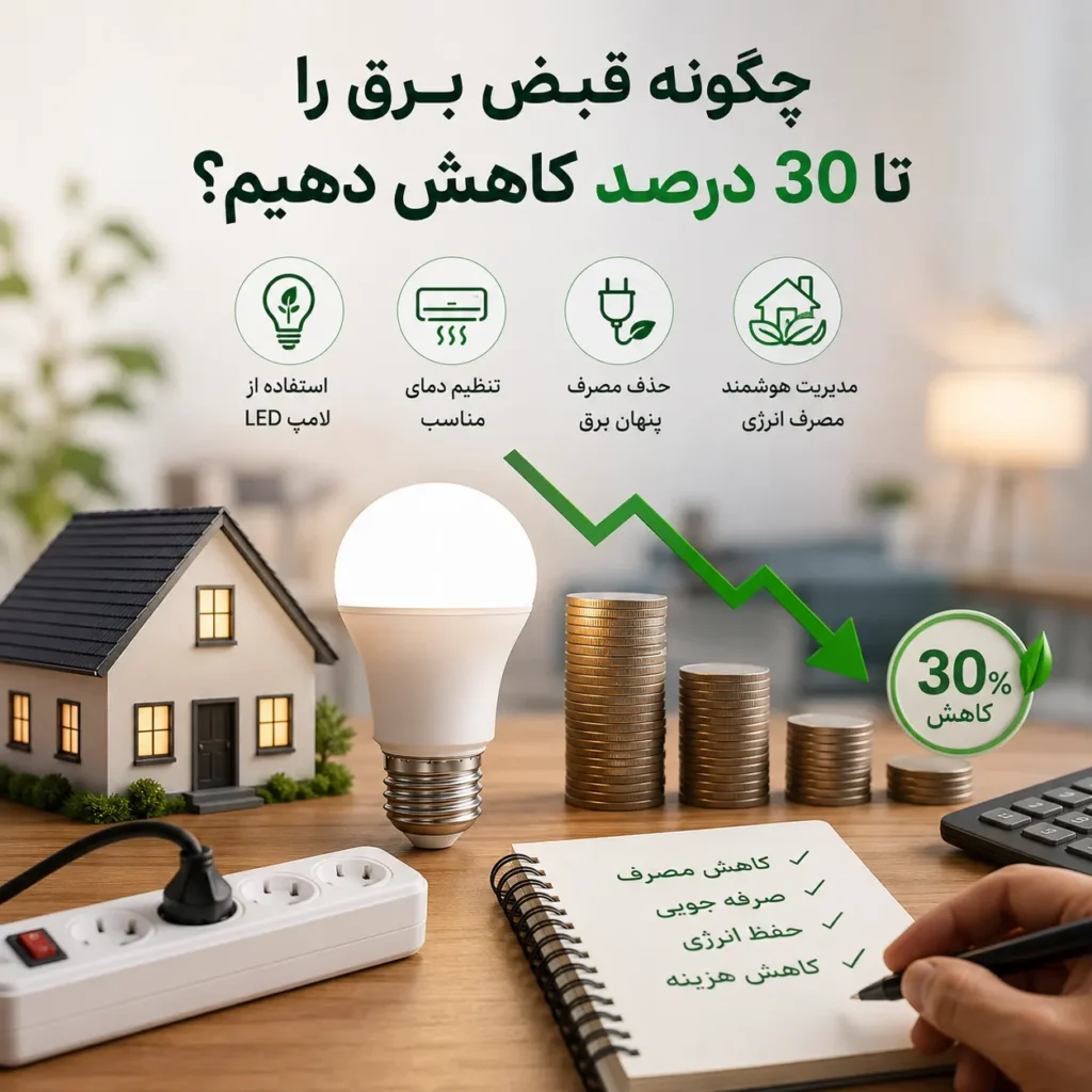 راهکارهای صرفه‌جویی در برق