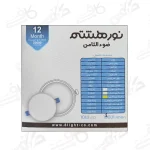 پنل تمام نور 10 وات گرد مهتابی نورهشتم2