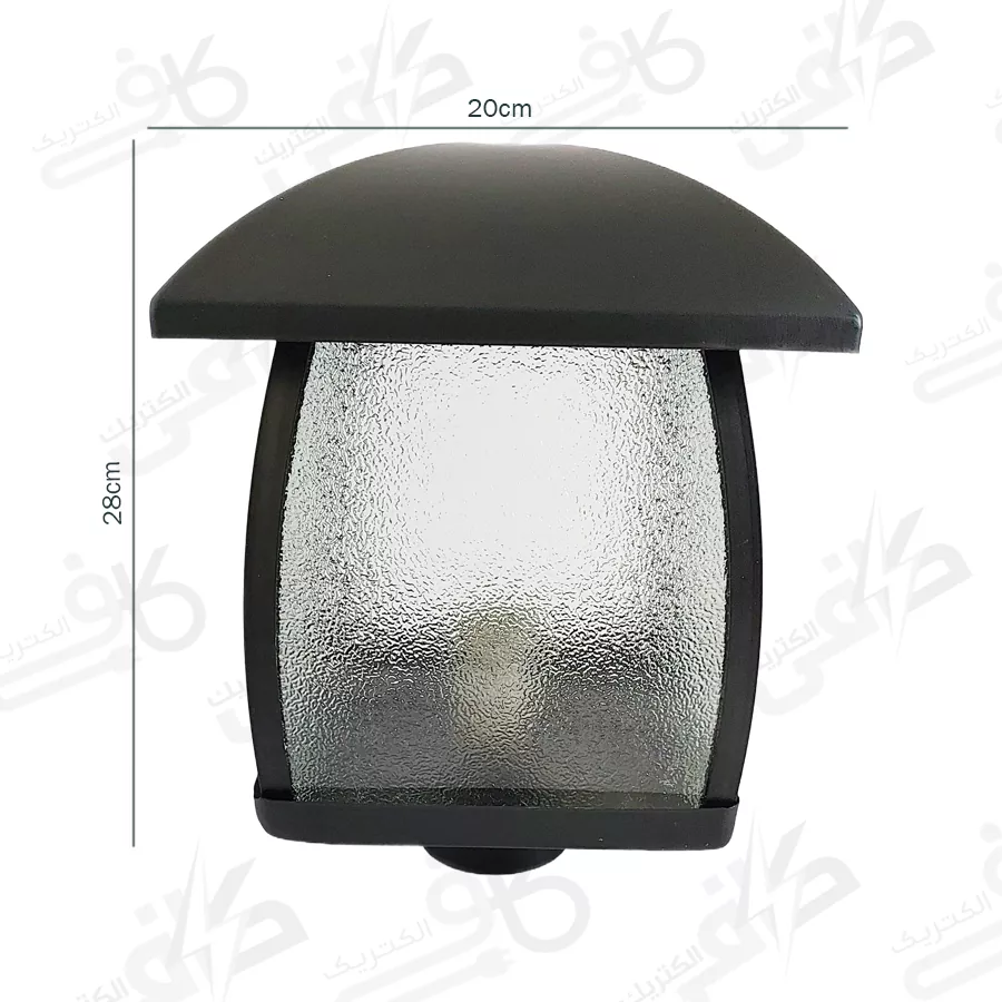 چراغ سرلوله مدرن ونوس مشكی